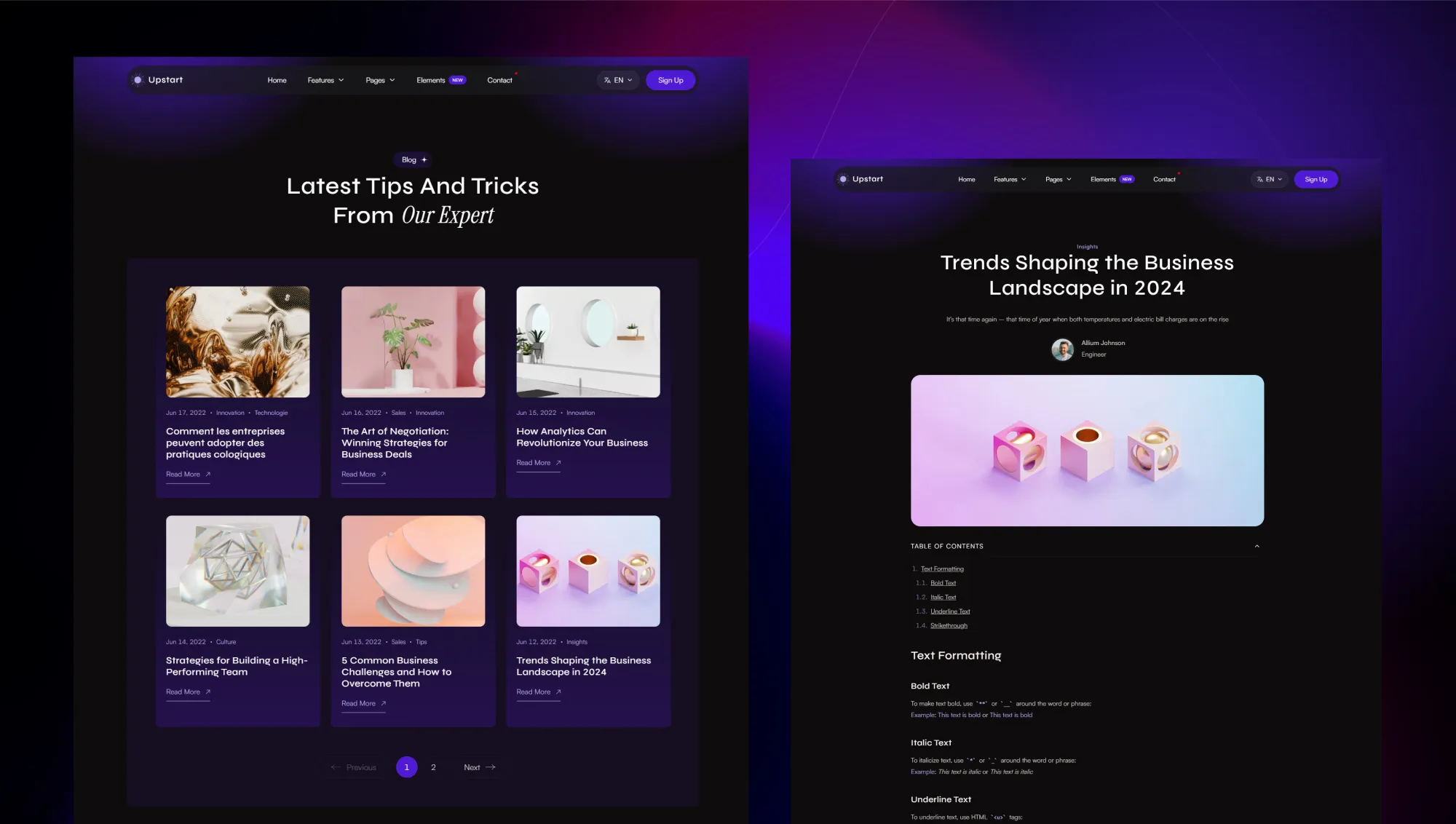 astro theme