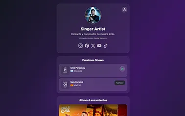 Artistree Astro template preview