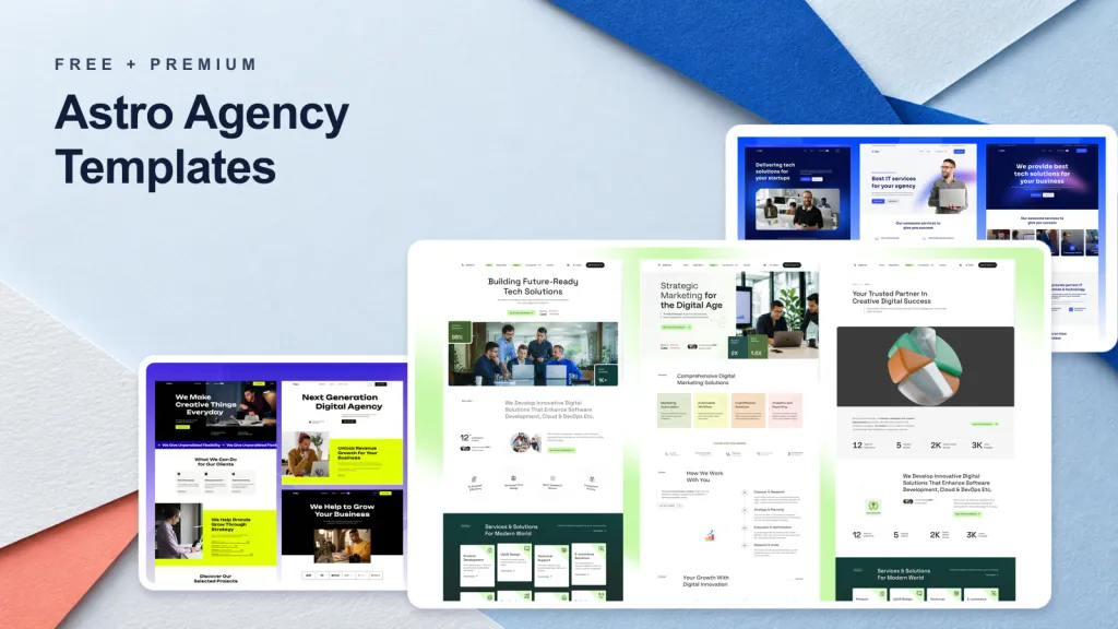 Featured image for Best Astro Agency Templates: Free and Premium Picks
