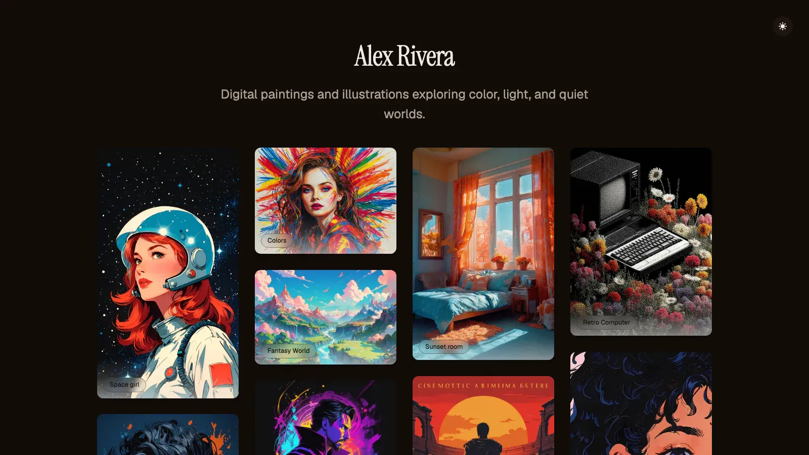 Astro Art Astro template live preview