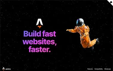 Astro Landing Page Astro template preview