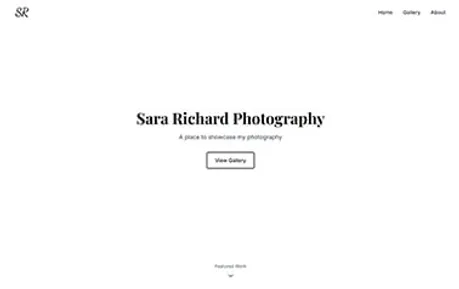 Astro Photography Portfolio Template