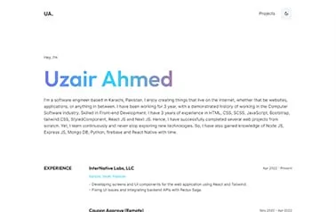 Astro Portfolio Astro template preview