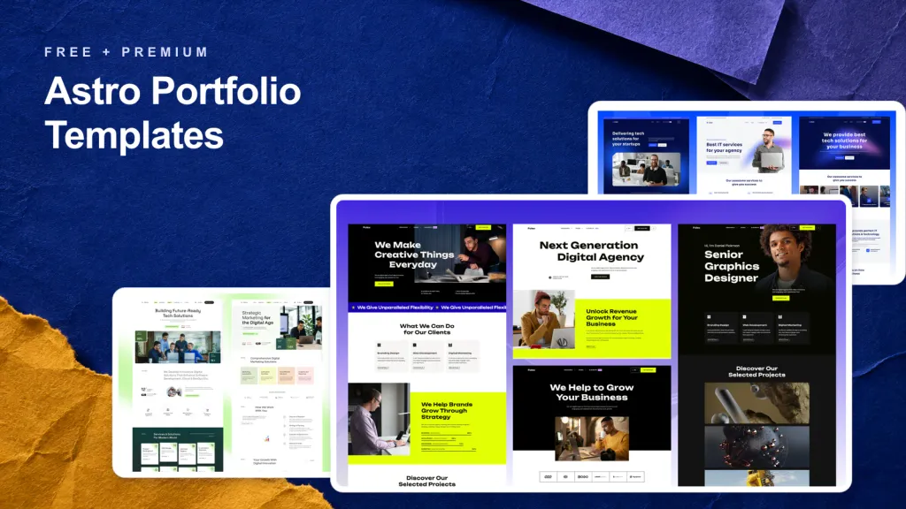 Featured image for Best Astro Portfolio Templates: Free and Premium Picks
