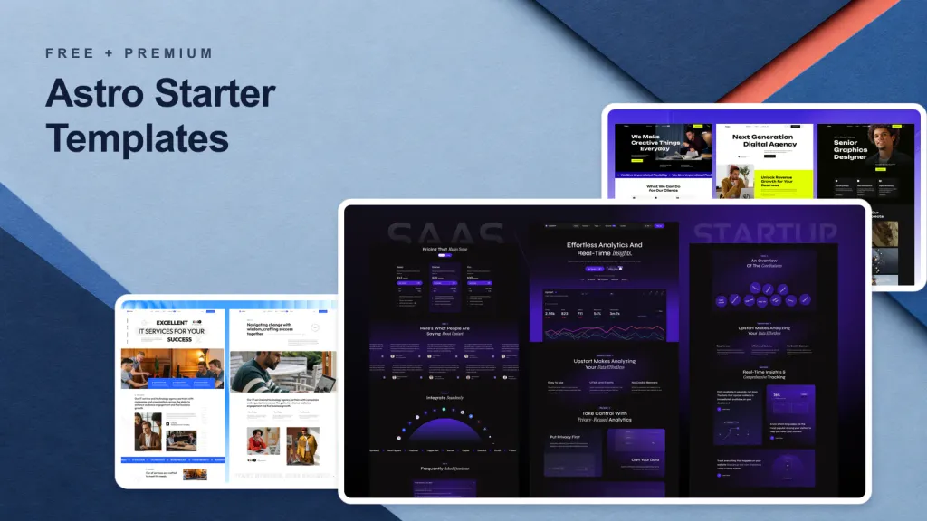 Featured image for Best Astro Starter Templates: Free and Premium Options