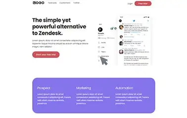 Astrobrew - A basic free Astro SaaS landing page template using Skeleton UI, dedicated to simple project presentations.