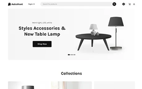 Astrofront - Tailwind Shopify Astro ecommerce template with huge number of beautifully designed sections
