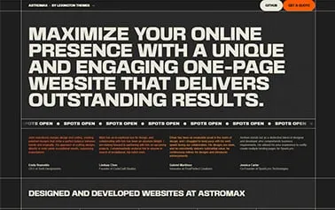 Astromax Astro template preview