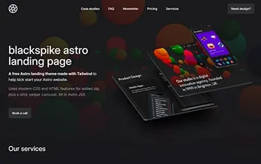 Blackspike Astro template preview