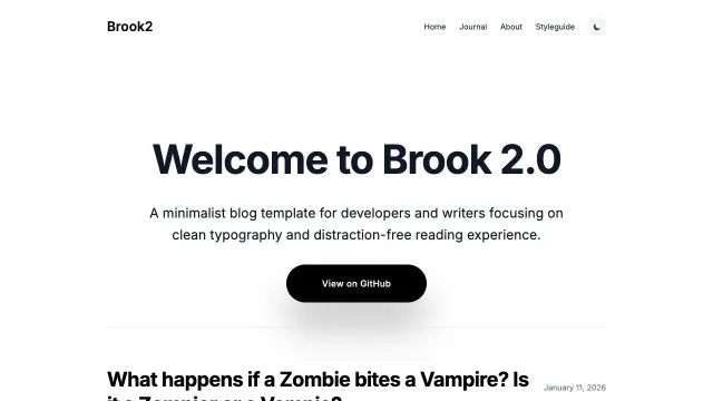 Brook 2 Astro theme preview