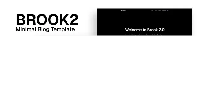 Brook 2 Astro template preview