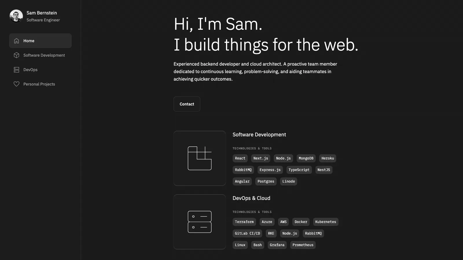 Codefolio Astro template live preview