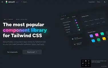 DaisyUI - Tailwind Astro compatible component library that's framework agnostic and offers multiple elements