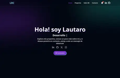 Personal Portfolio - Lautaro - A fast and modern 🚀 portfolio built with Astro and React, featuring dynamic project filtering and customizable sections for a sleek, responsive design 🎨.