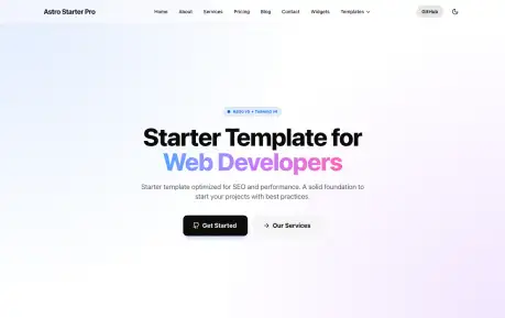 Astro Starter Pro - A production-oriented Astro starter focused on SEO, performance, and maintainable defaults.
