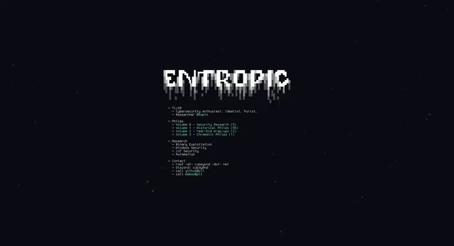Entropic Astro template preview
