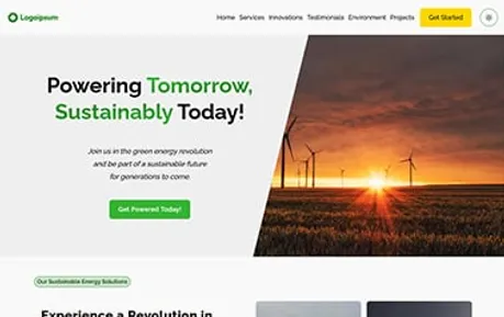 Green Energy Astro Template