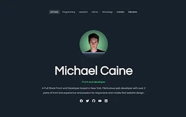 Hydrogen - Impressive free Astro personal website template providing extensive features and multiple pages.