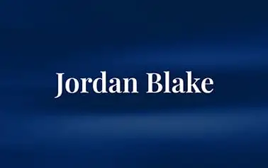 Jordan Blake Portfolio - Tailwind Astro personal website template featuring vibrant colors and scroll animations