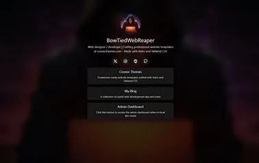 Landing Pad Astro template preview