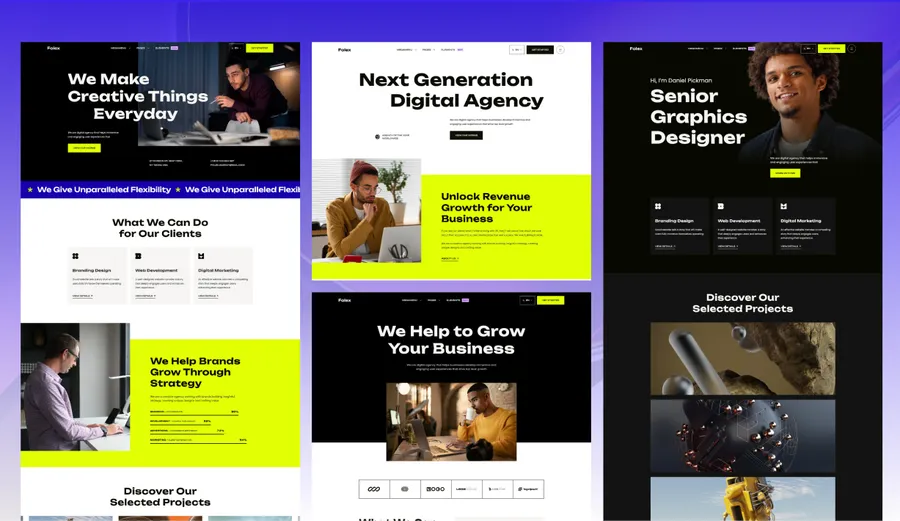Preview 1 of folex astro theme