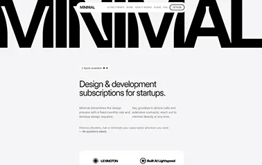 Minimal Studio Astro template preview