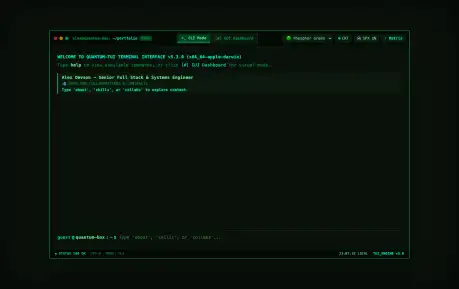 Astro TUI Portfolio - A terminal-inspired Astro portfolio template built with Tailwind CSS.