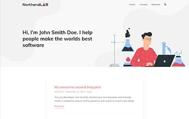 Northendlab Astro template preview