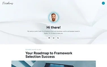 Ovidius Astro template preview