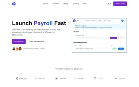 Payflo - Fintech SaaS Payroll Theme