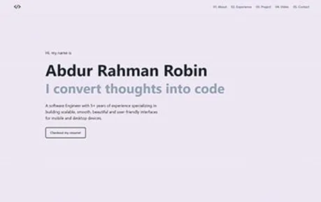 Personal Website Astro