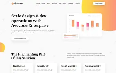 Pinwheel - A stylish free Tailwind CSS Astro SaaS template packed with advanced features.