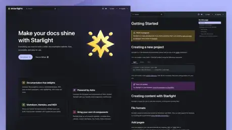 Starlight - Everything you need to build a stellar documentation website. Fast, accessible, and easy-to-use.