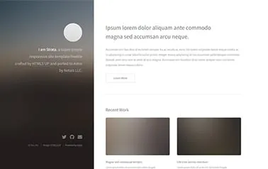 Strata Astro template preview