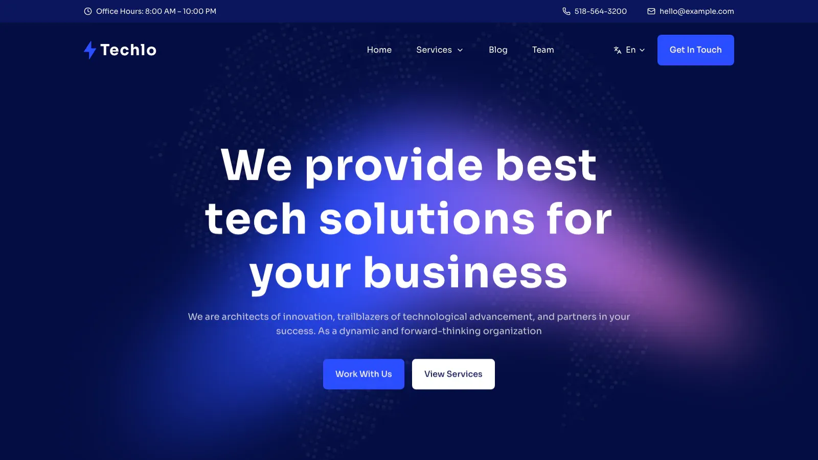 Techlo Lite Astro template live preview