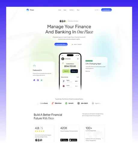 Fintech, Finance & Banking Astro Theme