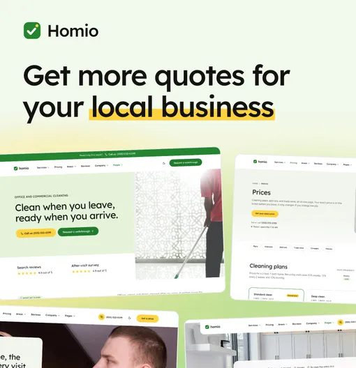 Screenshot of homio theme.