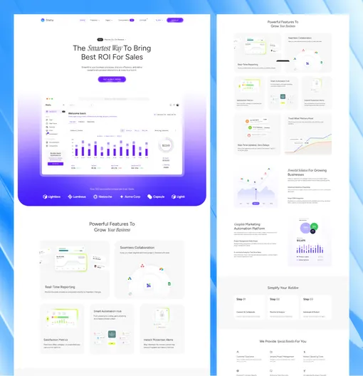 Screenshot of stella theme.