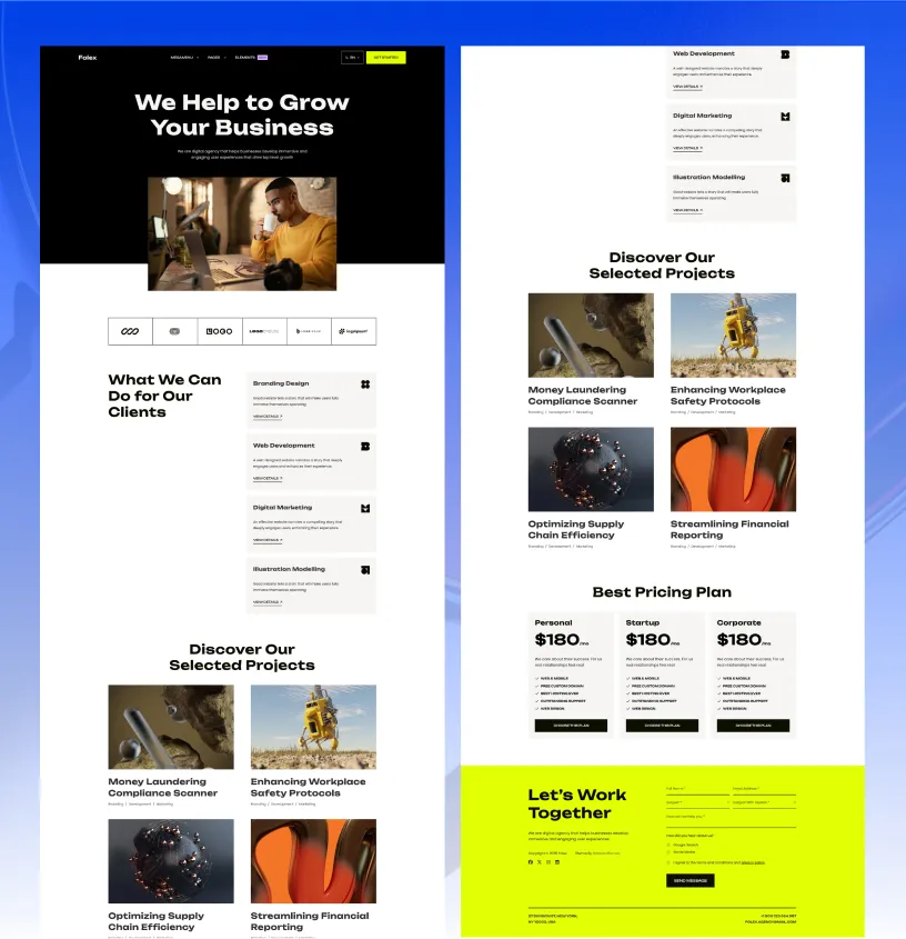 Preview 1 of folex lite astro theme