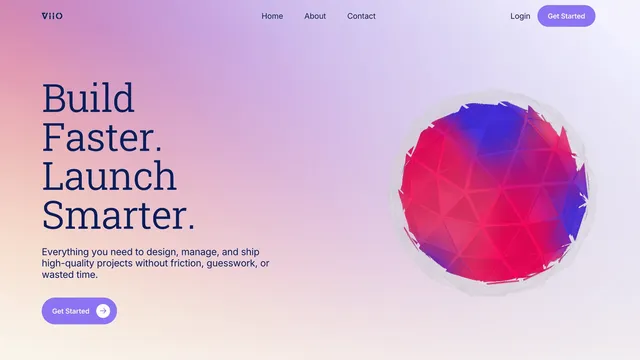 VIIO Astro template preview