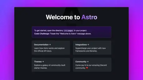Welcome to Astro - The official 'Getting Started' template for Astro. Best for learning Astro or starting a new project with best practices built-in.